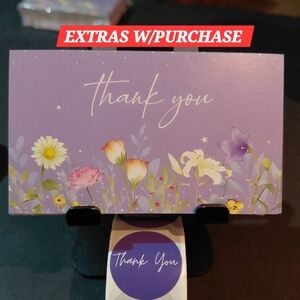 🦋LAST ONE- 550ct. 50 Thank You Cards And 500 Thank You Stickers